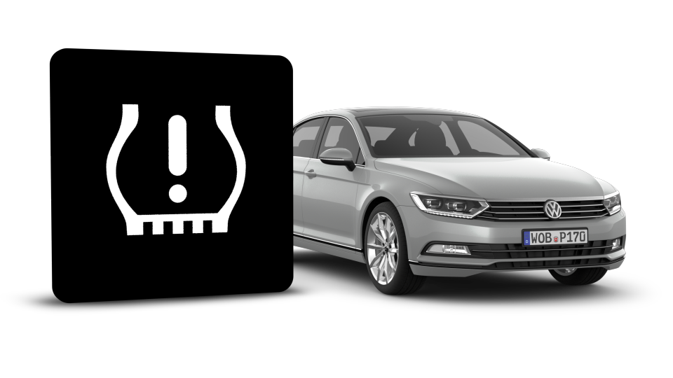 Das Reifendruck-Kontrollsystem.